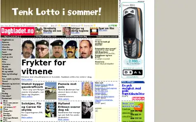 dagbladet.no in 2004