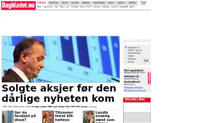 dagbladet.no in 2008