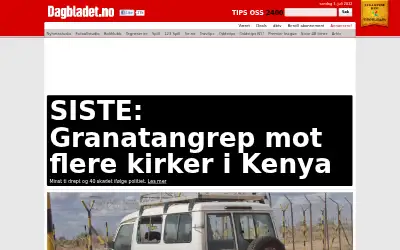 dagbladet.no in 2012