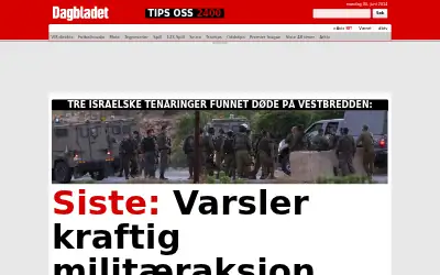 dagbladet.no in 2014