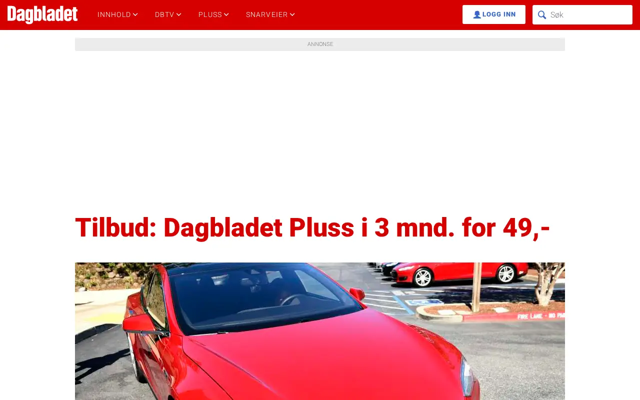 dagbladet.no in 2016