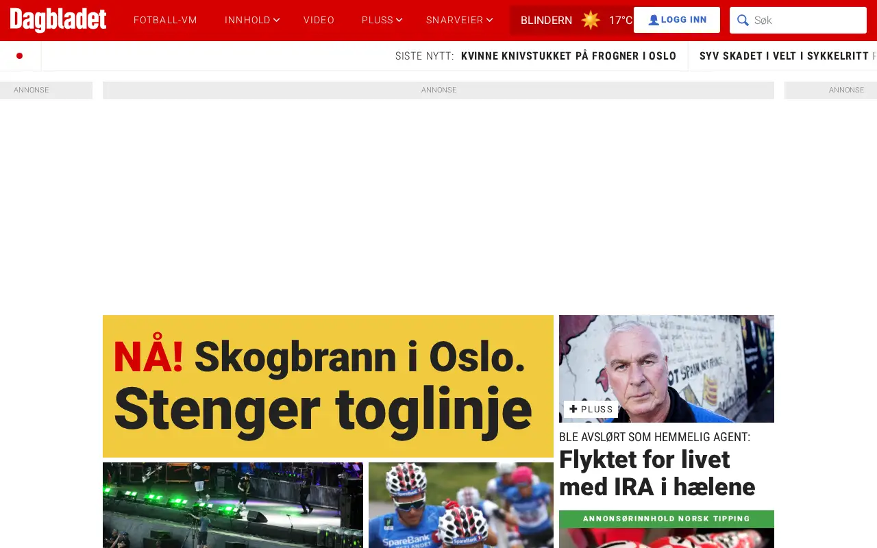 dagbladet.no in 2018