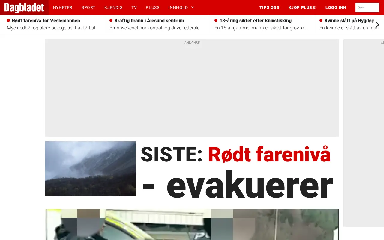 dagbladet.no in 2019