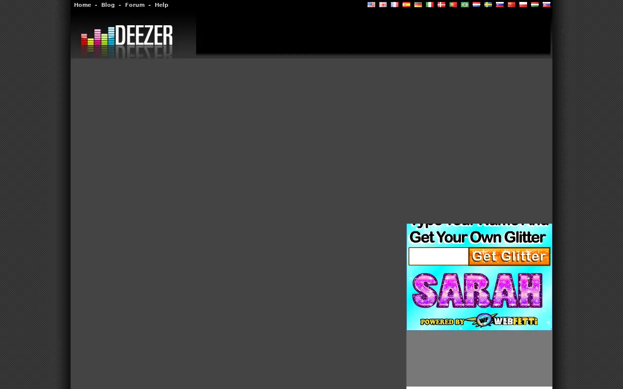 deezer.com in 2008