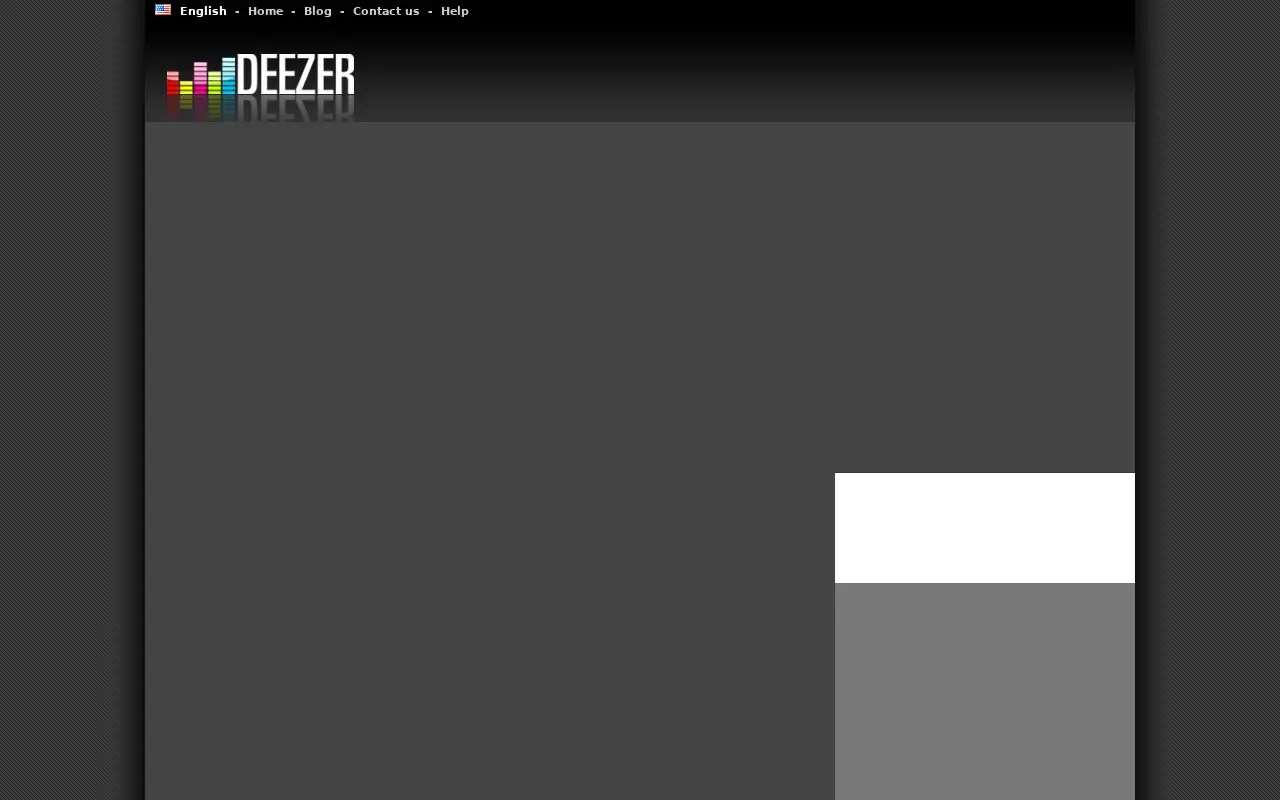 deezer.com in 2009