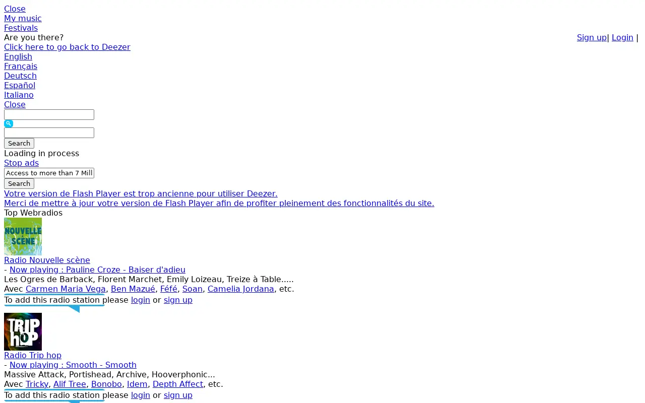 deezer.com in 2010