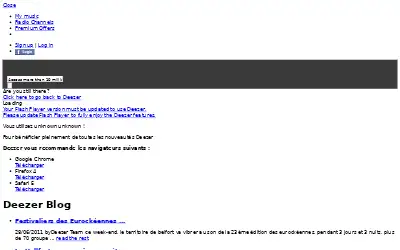 deezer.com in 2011