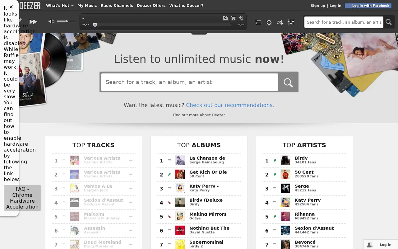 deezer.com in 2012