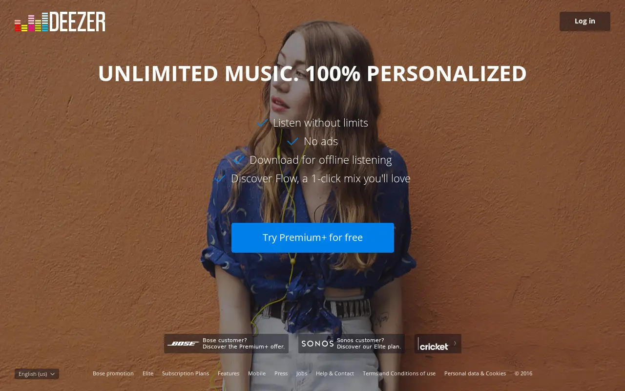 deezer.com in 2016