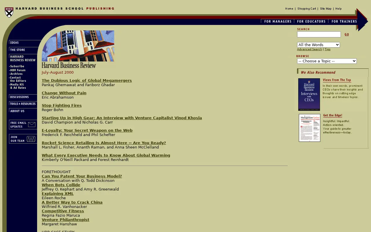 hbr.org on August 15, 2000