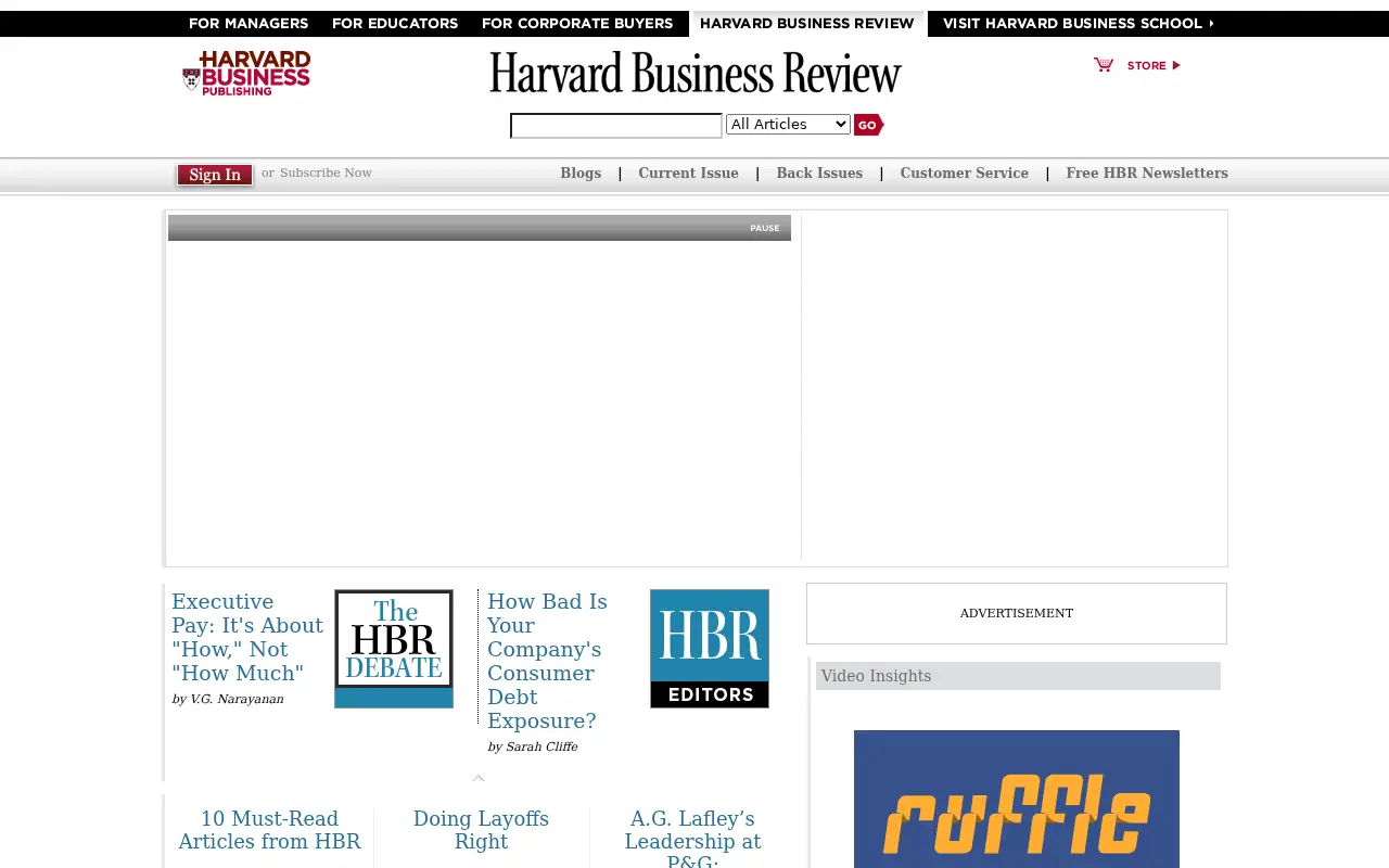 hbr.org in 2009