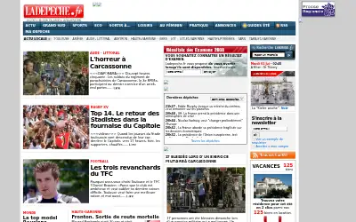 ladepeche.fr in 2008