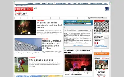ladepeche.fr in 2009