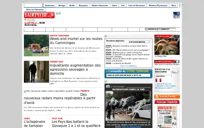 ladepeche.fr in 2010