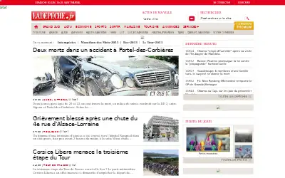 ladepeche.fr in 2013