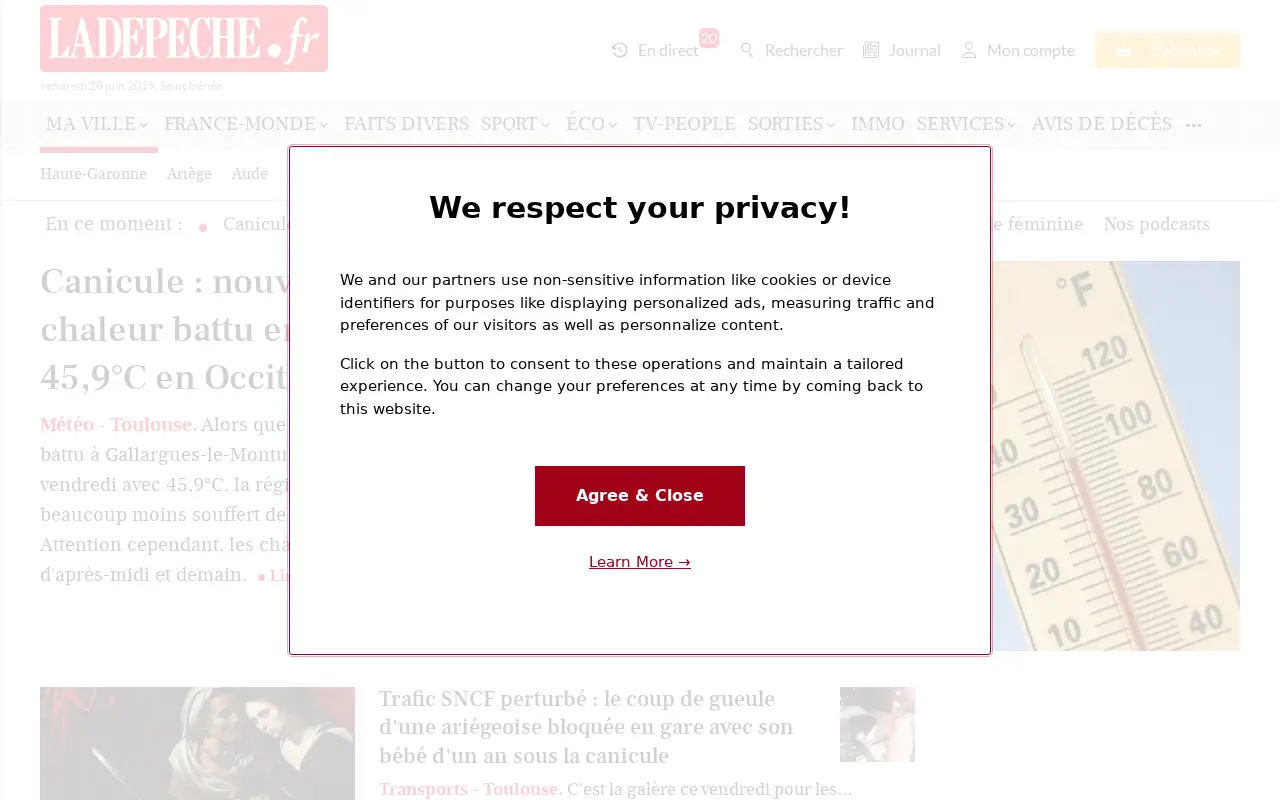 ladepeche.fr in 2019