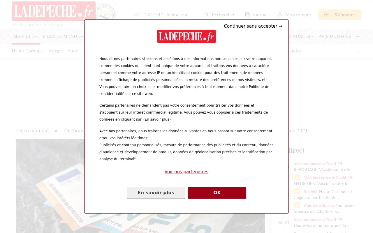 ladepeche.fr in 2021
