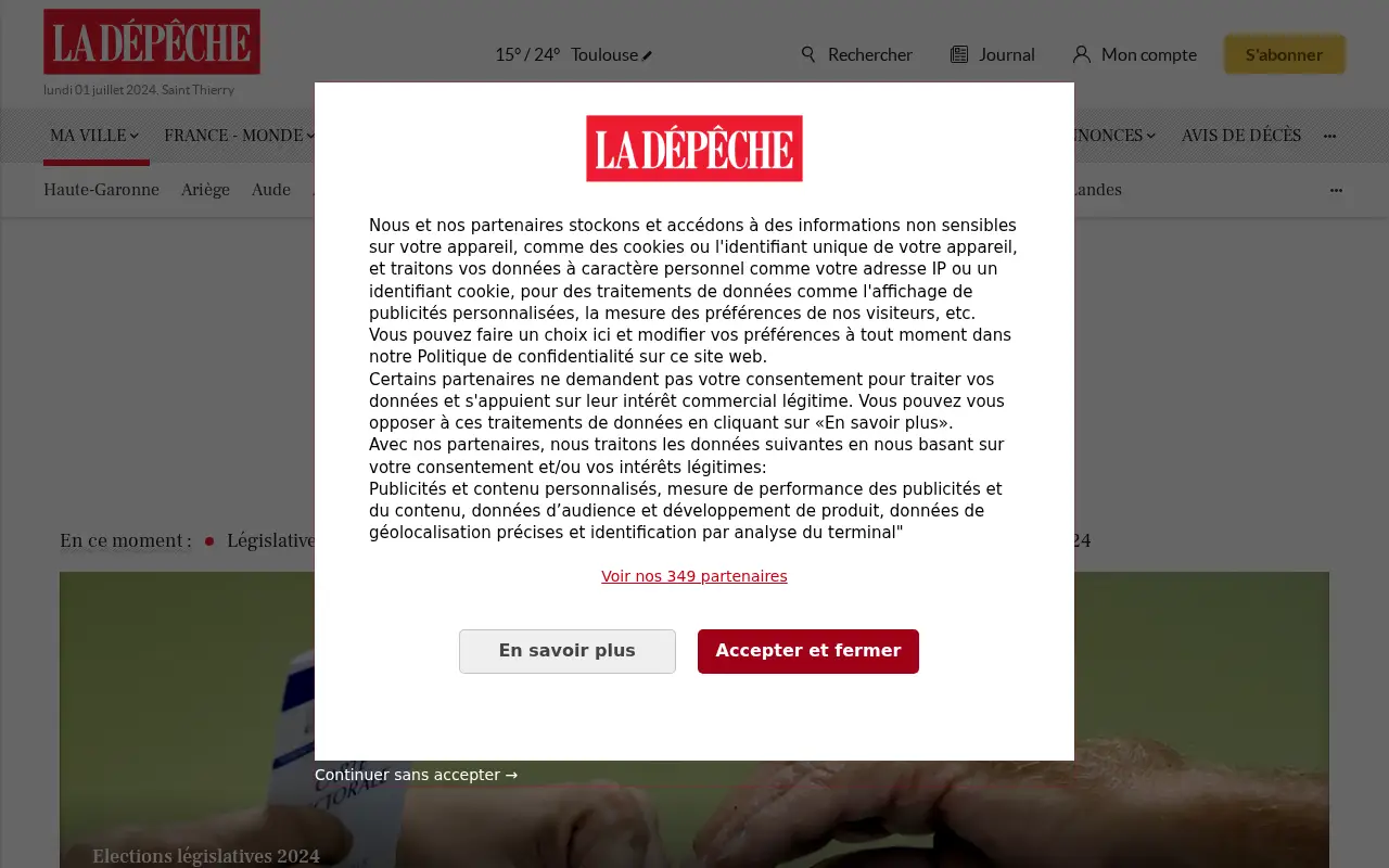 ladepeche.fr in 2024
