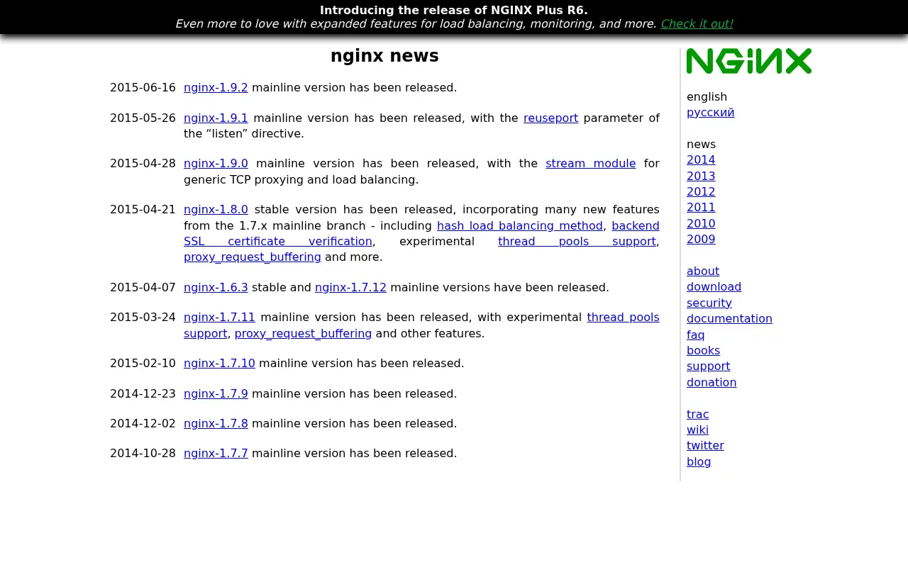 nginx.org in 2015