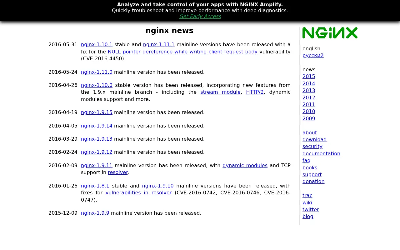 nginx.org in 2016