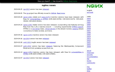 nginx.org in 2024