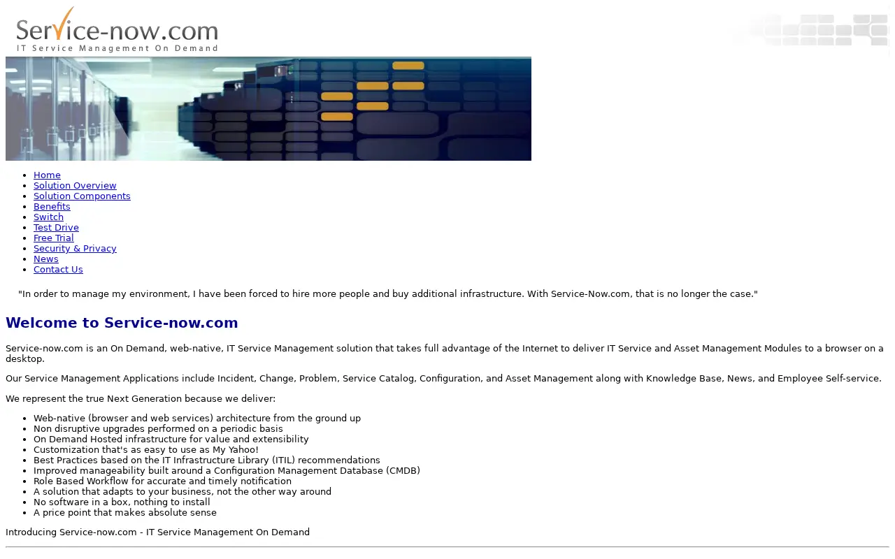 service-now.com in 2005