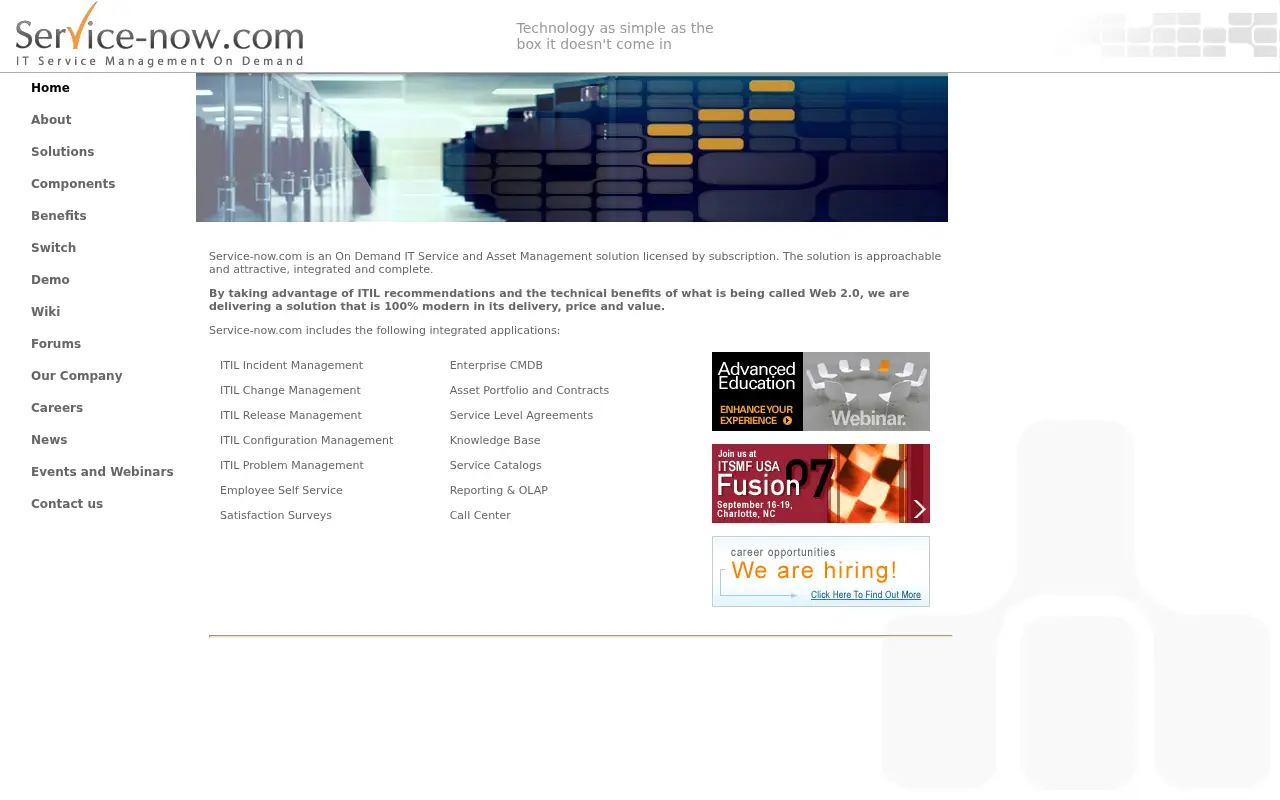 service-now.com in 2007