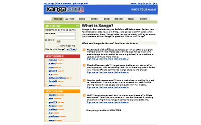 xanga.com in 2000