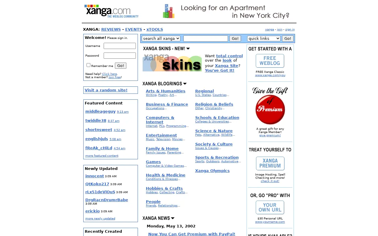 xanga.com on June 1, 2002