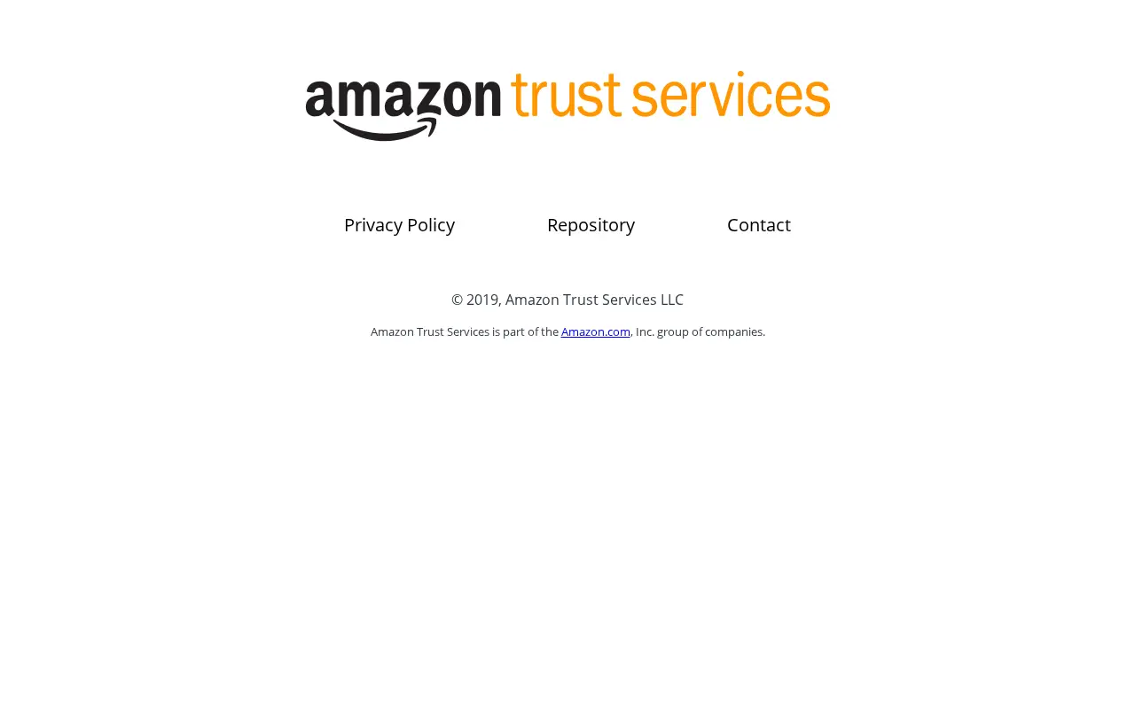 amazontrust.com in 2019