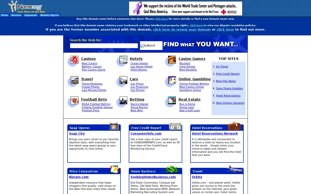carsensor.net in 2001