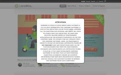 limewire.com in 2014