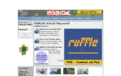 roblox.com in 2007