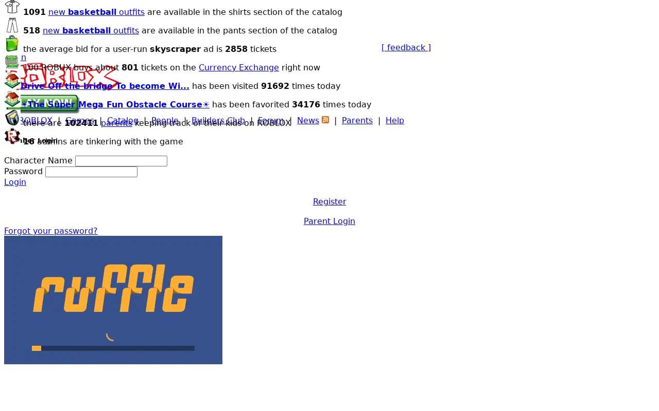 roblox.com in 2009