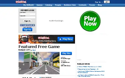 roblox.com in 2012