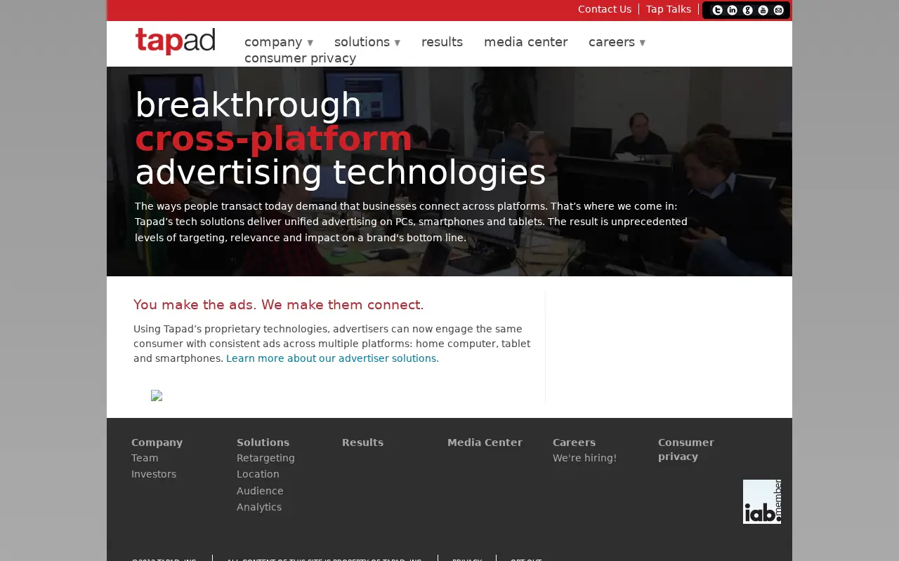 tapad.com in 2012