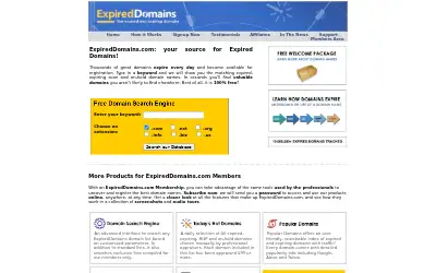 expireddomains.com in 2006
