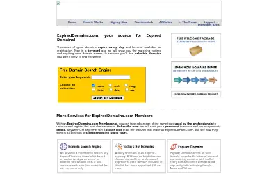 expireddomains.com in 2010