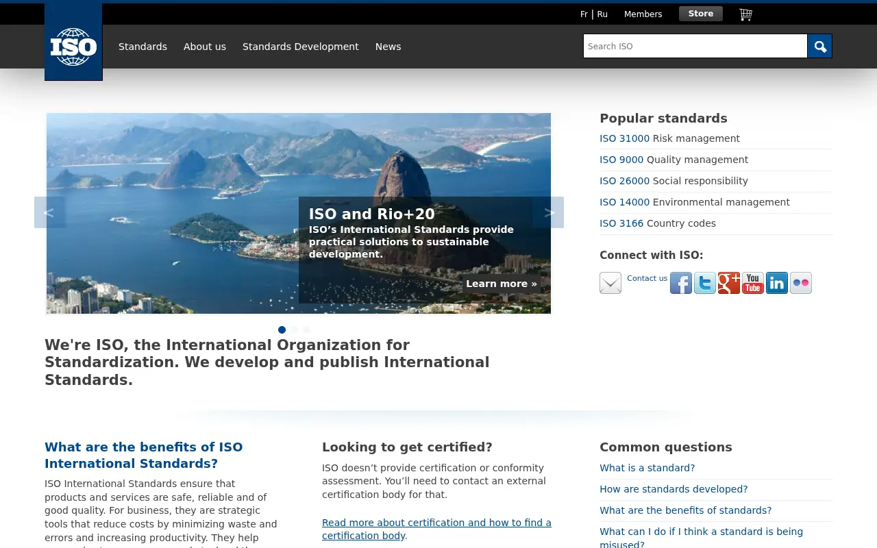 iso.org in 2012