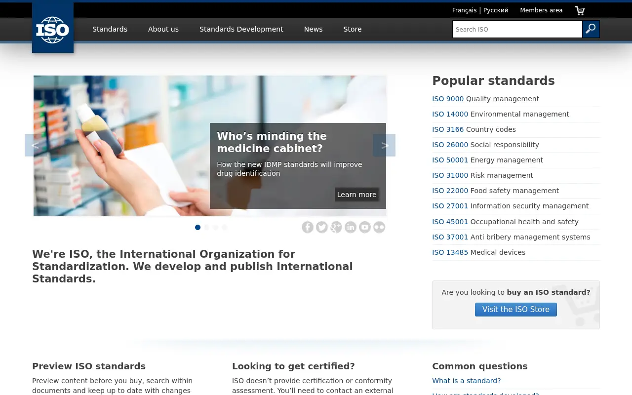 iso.org in 2016
