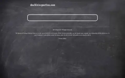 doubleinspection.com in 2018