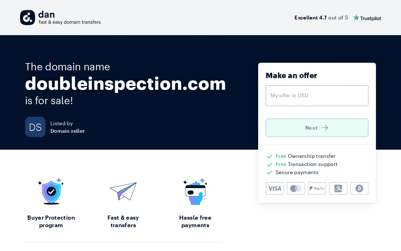 doubleinspection.com in 2021