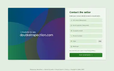 doubleinspection.com in 2025