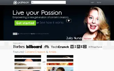 patreon.com in 2013