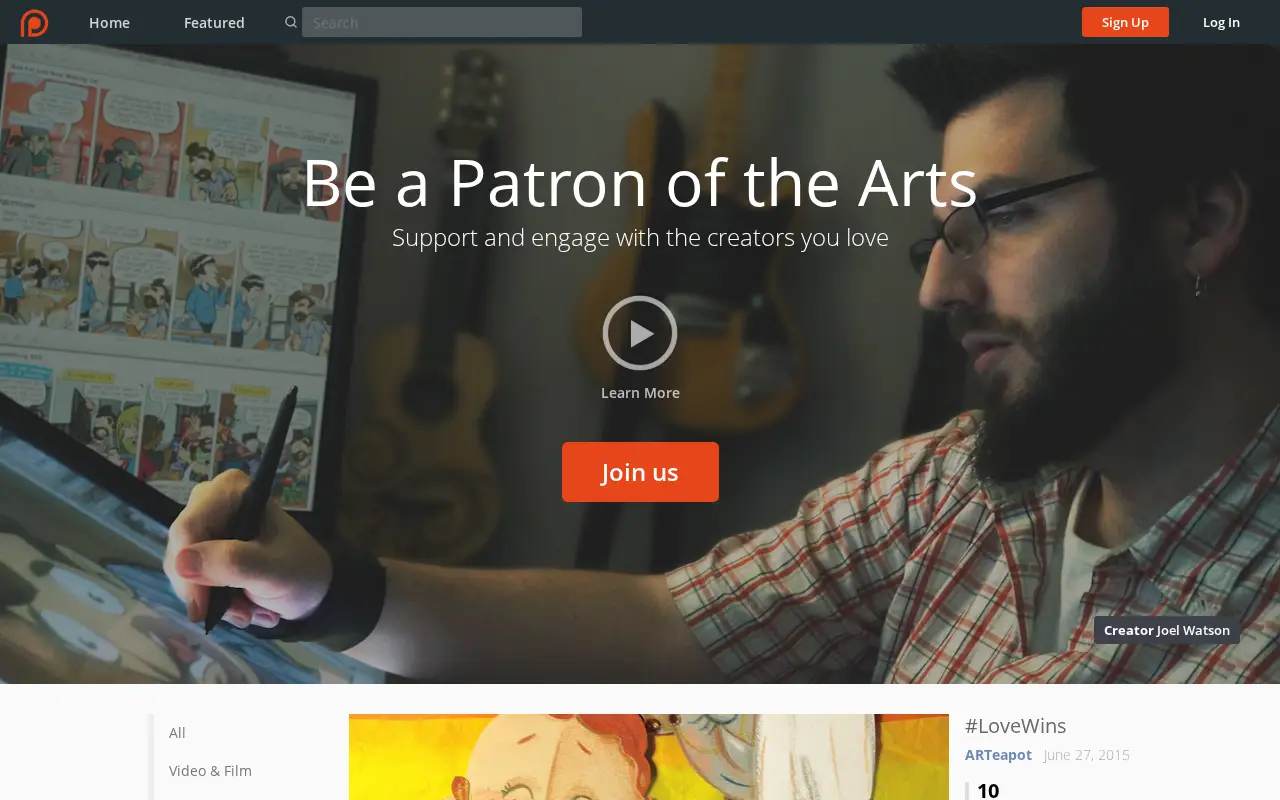 patreon.com on July 1, 2015