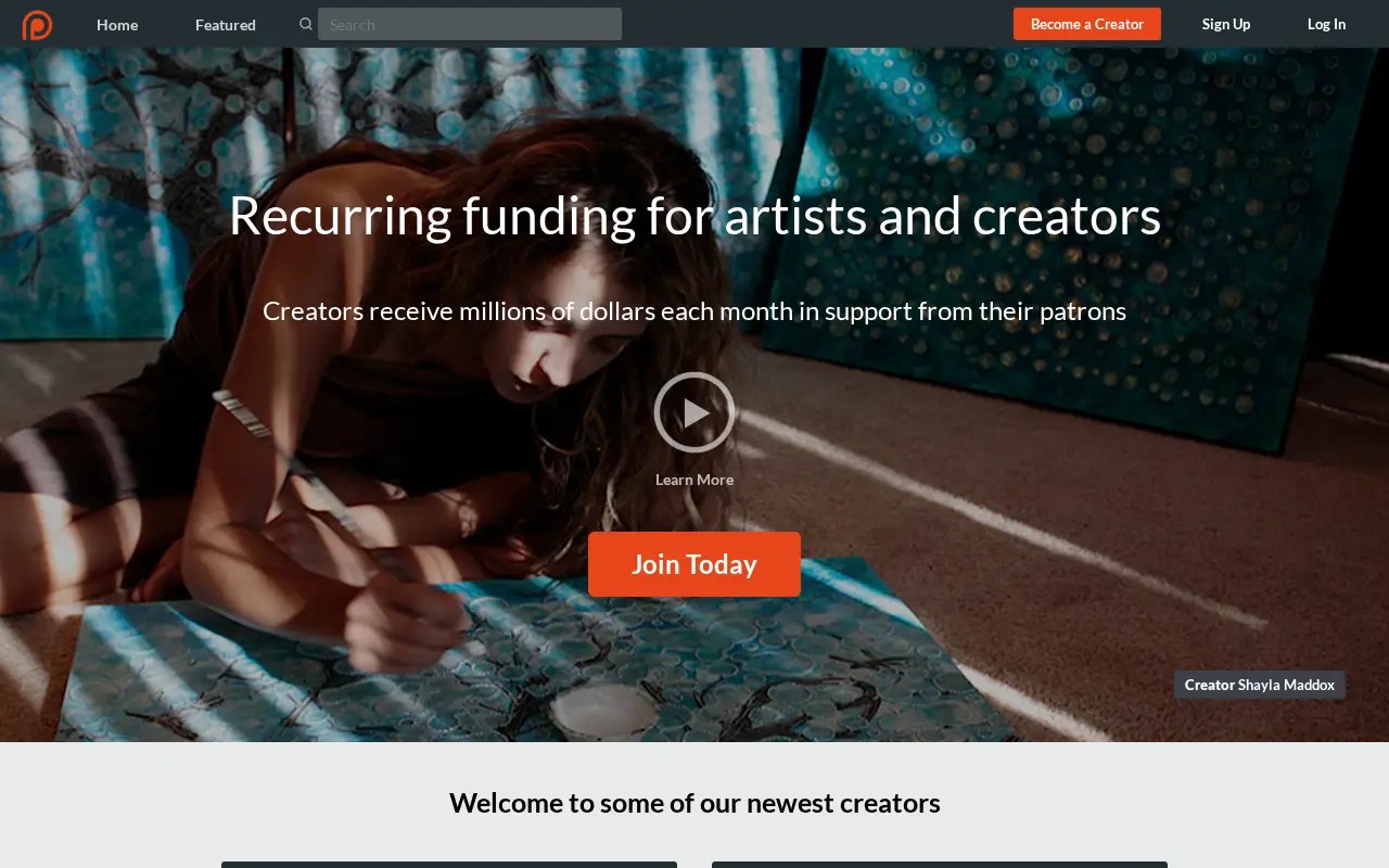 patreon.com in 2016