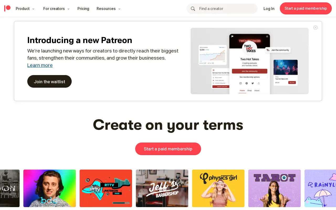 patreon.com in 2023