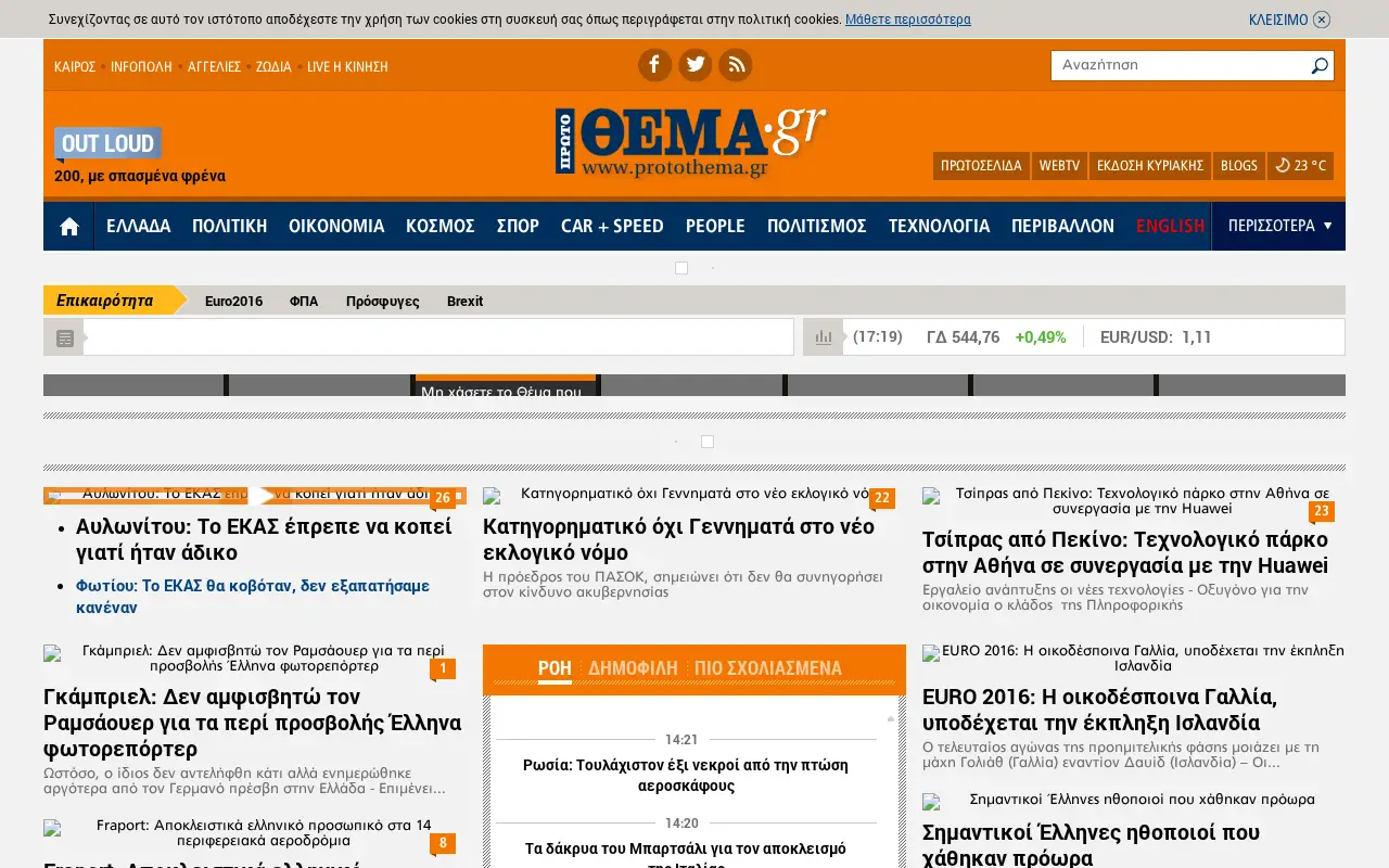 protothema.gr in 2016