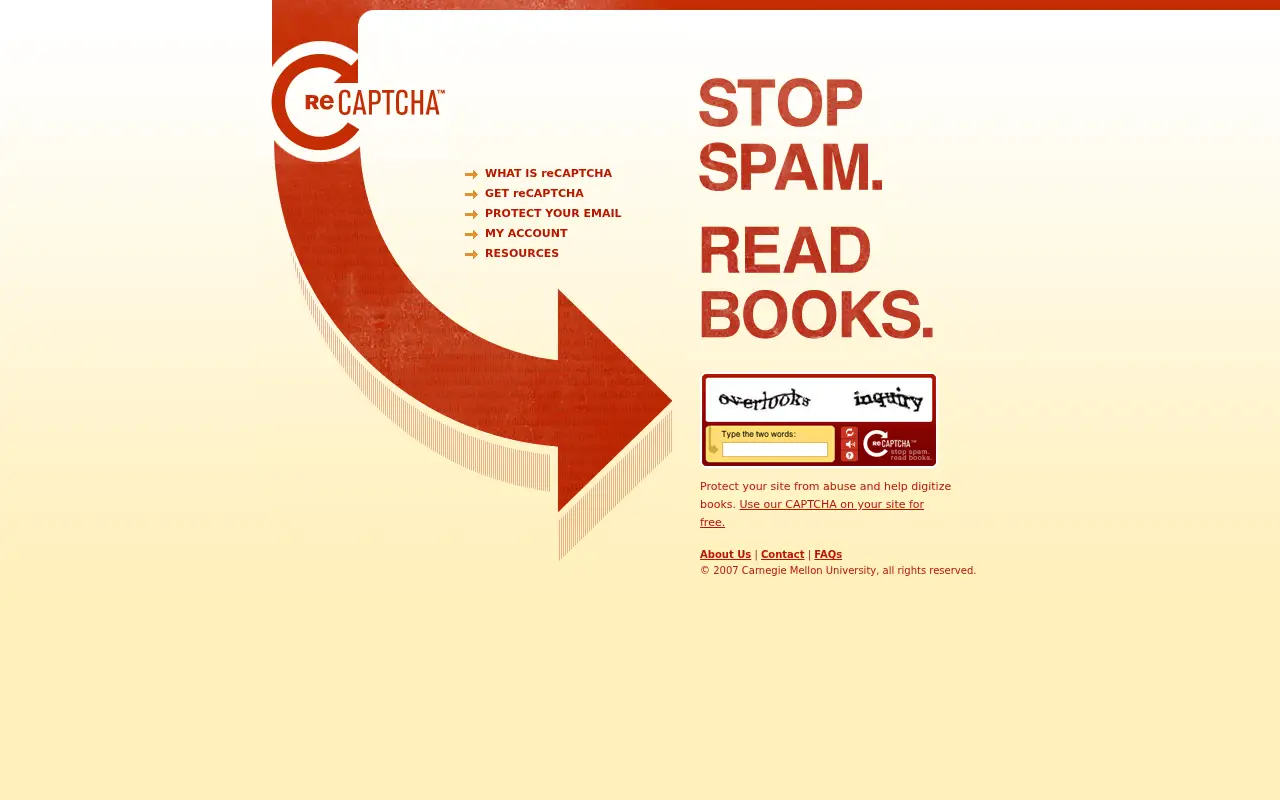 recaptcha.net in 2008