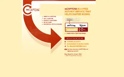 recaptcha.net in 2009